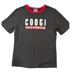 VTG COOGI AUSTRALIA Black Short Sleeve Sport T Shirt Size L NWOT